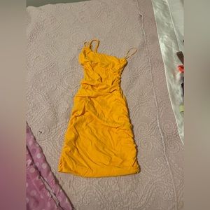 Mustard dress